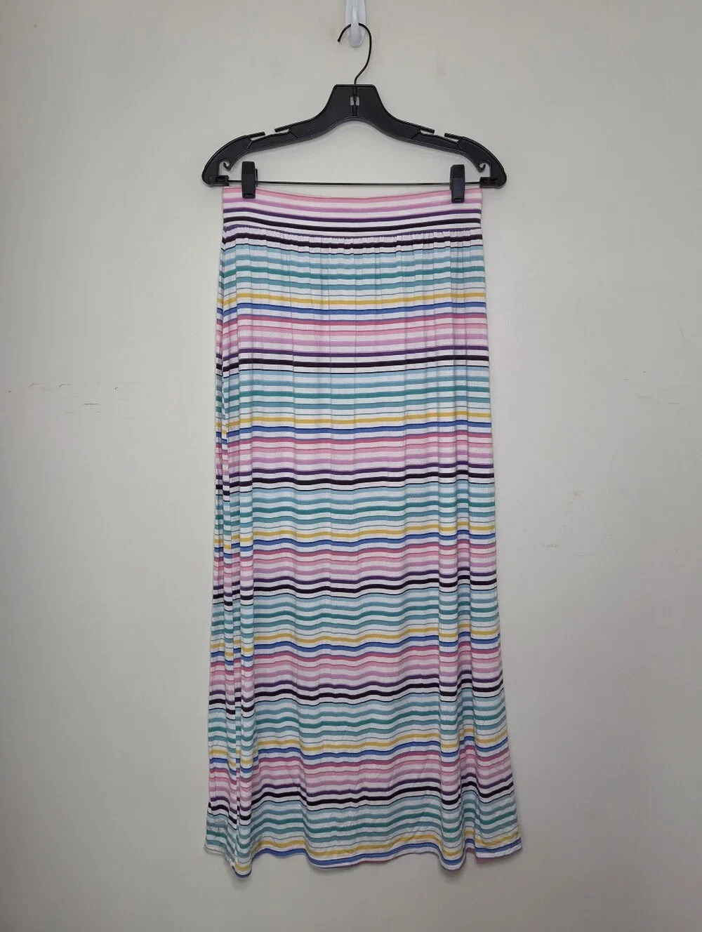Women's Loft Multicolor Striped Maxi Skirt Sz Small